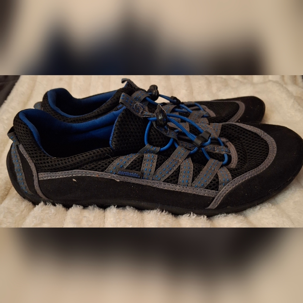 Northside Men's Black and Gray Athletic Shoes